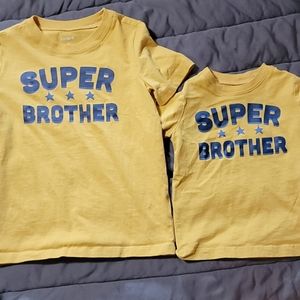 5t and 12m matching brother shirts